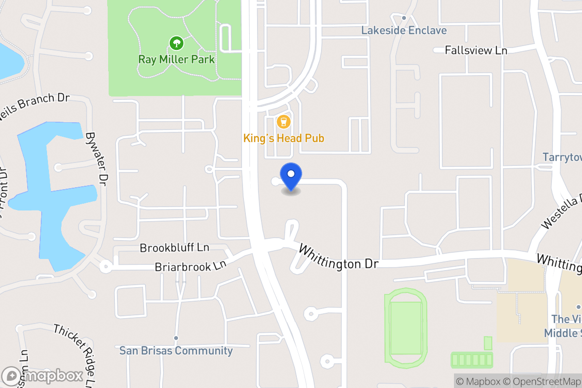 Map of 13323 Brentonwood Ln, Houston