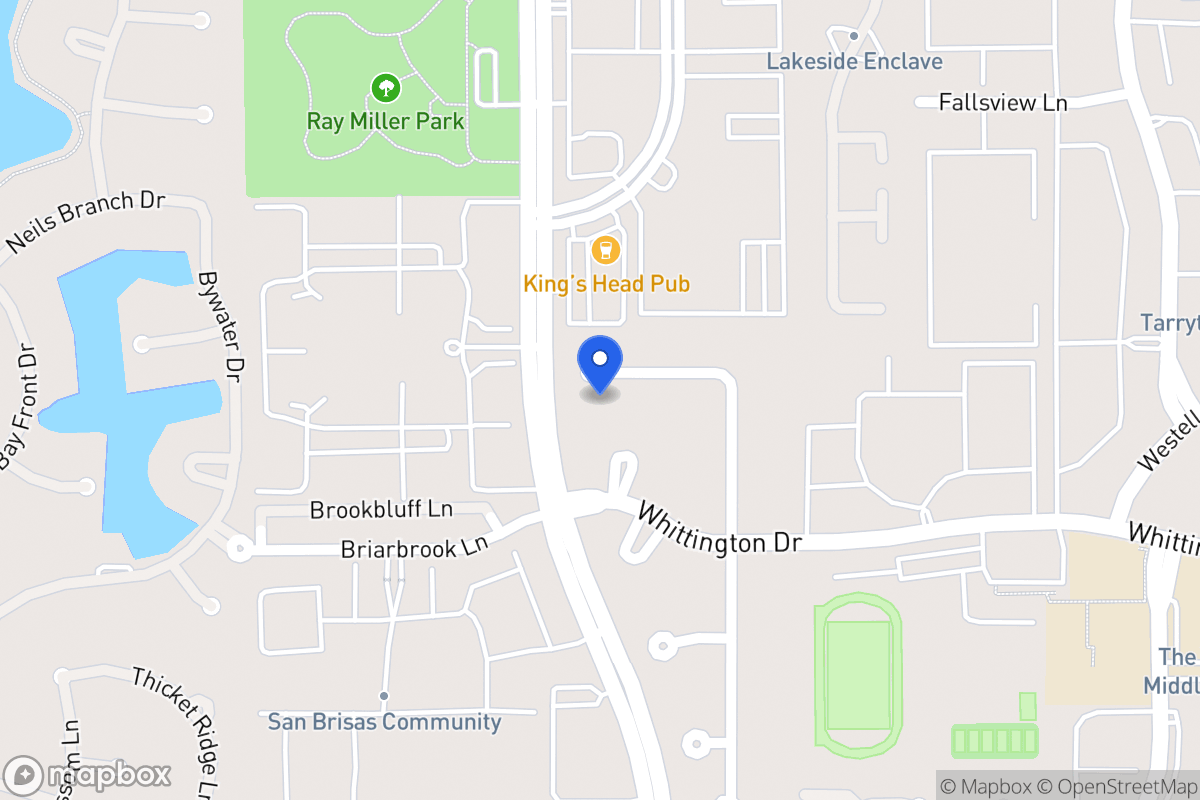 Map of 13327 Brentonwood Ln, Houston