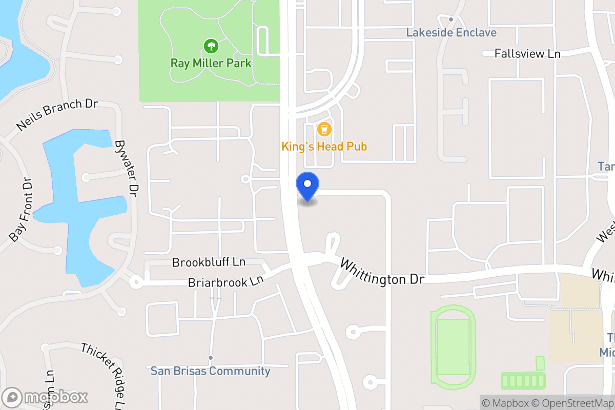 Map of 13331 Brentonwood Ln, Houston