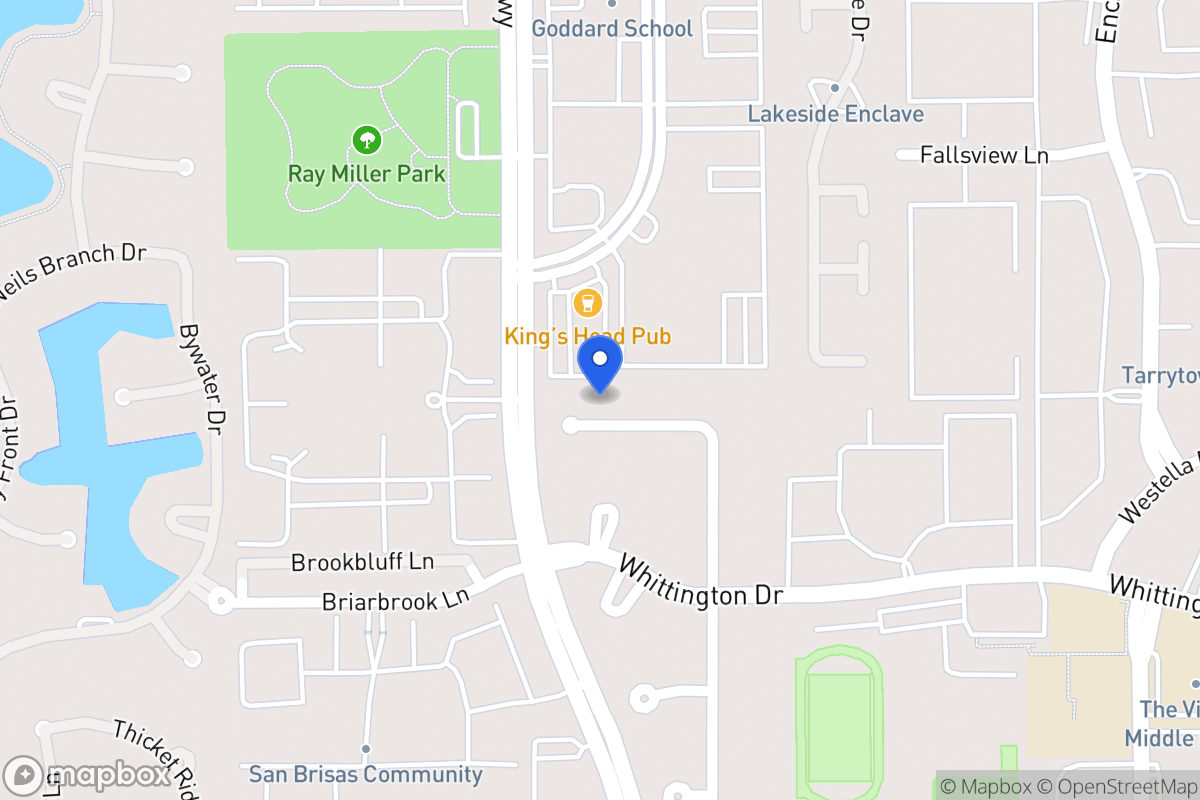 Map of 13322 Brentonwood Ln, Houston