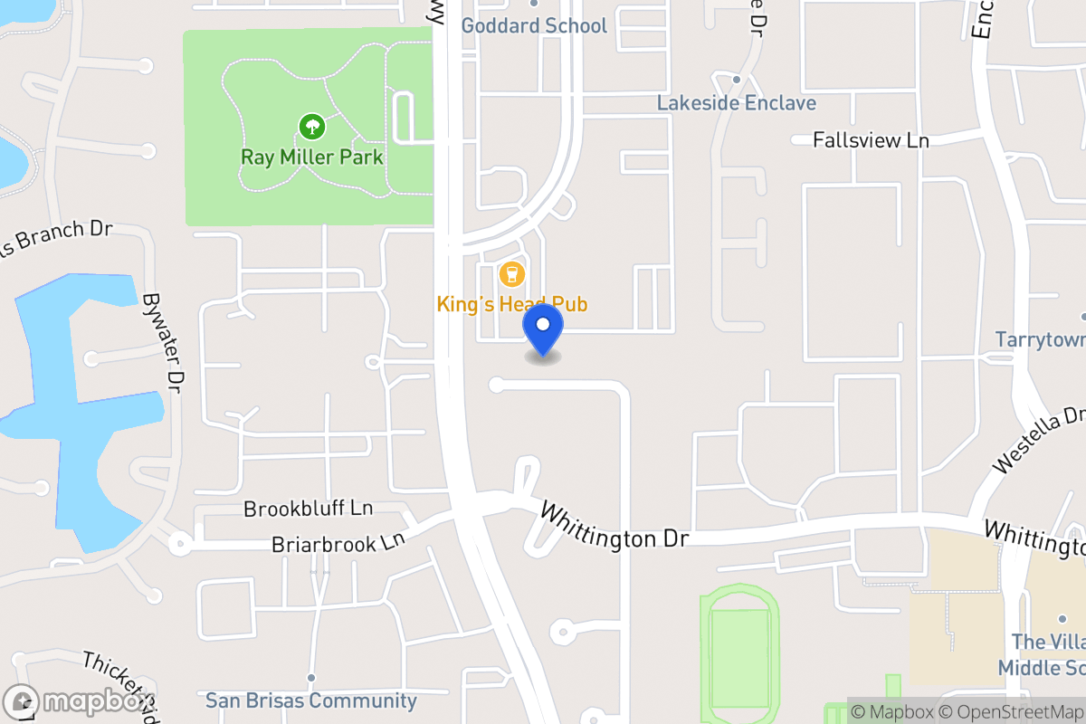 Map of 13318 Brentonwood Ln, Houston