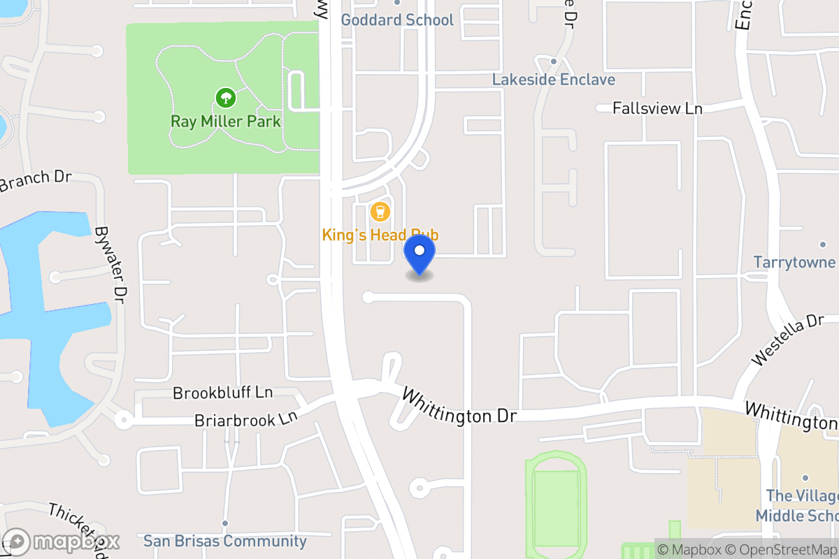 Map of 13314 Brentonwood Ln, Houston
