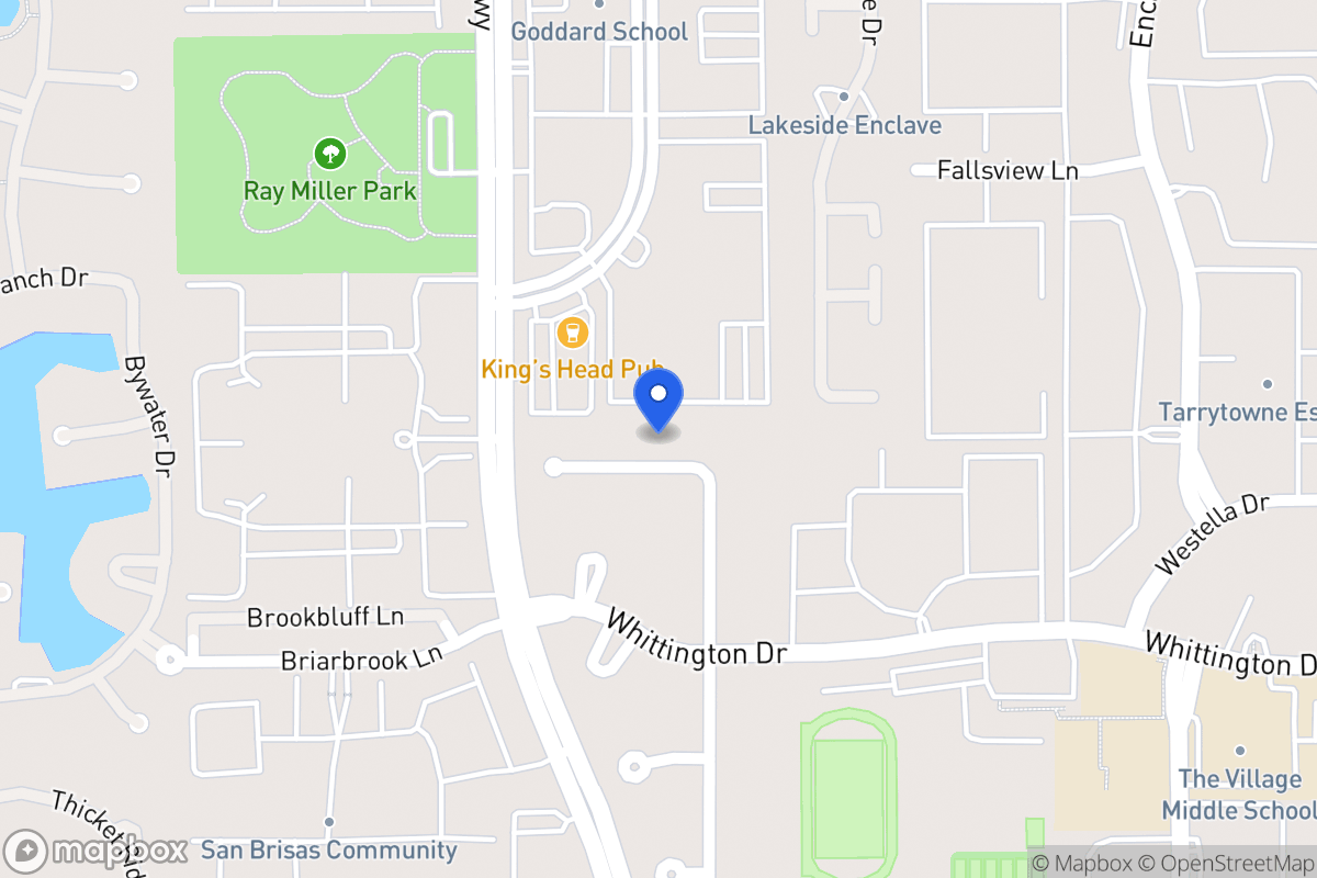 Map of 13310 Brentonwood Ln, Houston