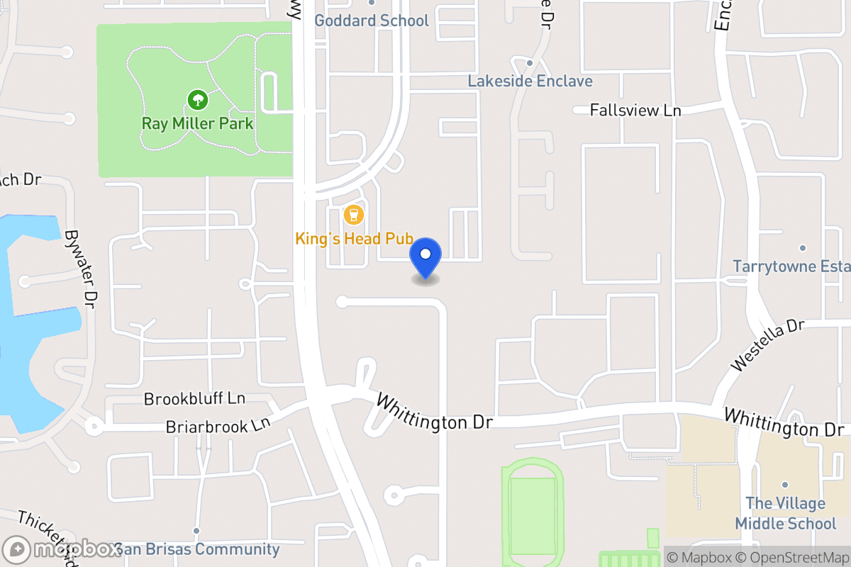 Map of 13306 Brentonwood Ln, Houston