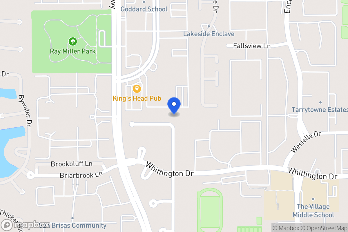 Map of 13302 Brentonwood Ln, Houston