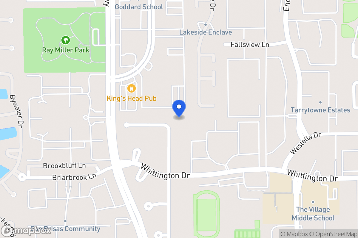 Map of 1903 Foreland Dr, Houston