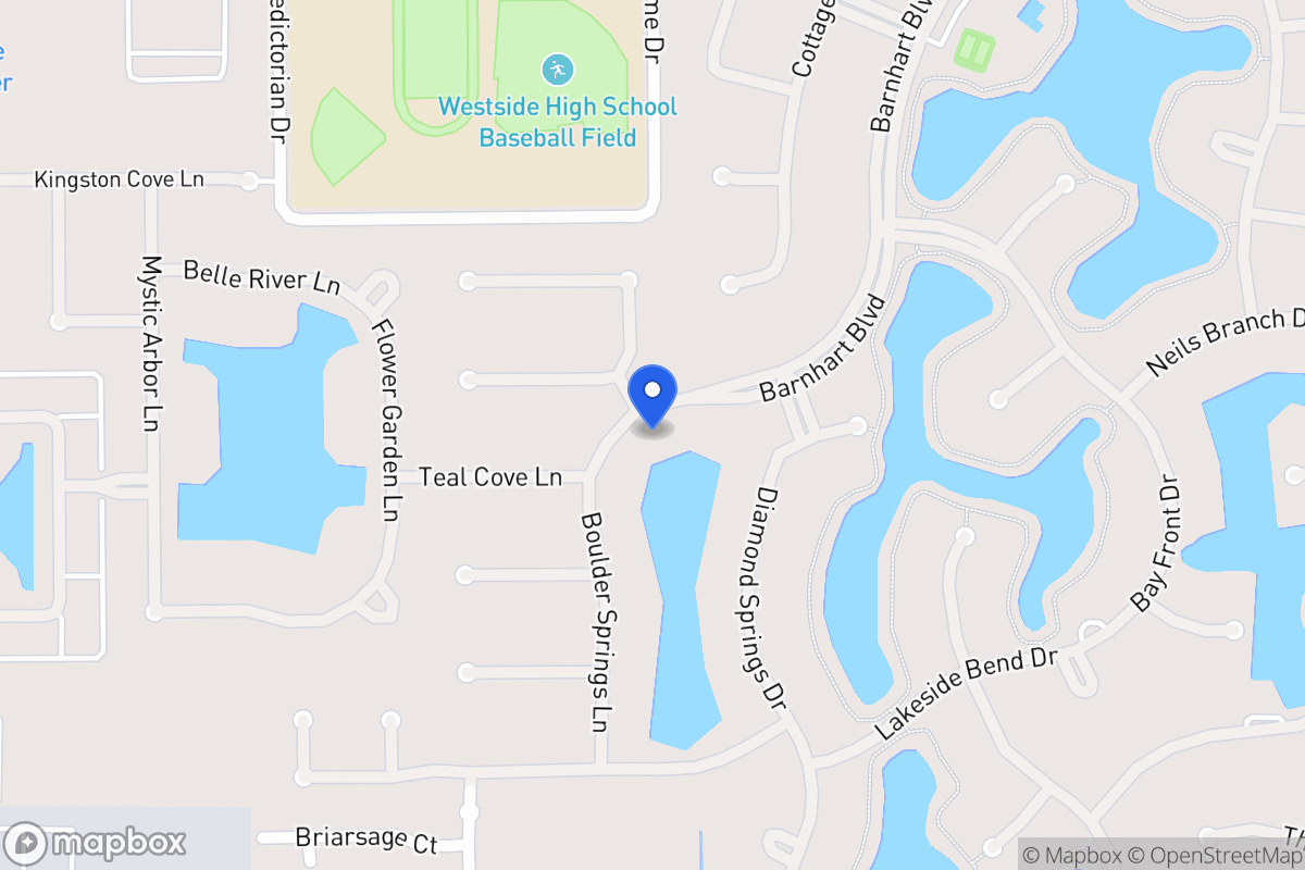 Map of 14203 Barnhart Blvd, Houston