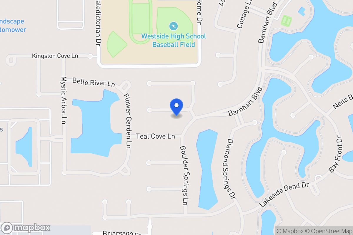 Map of 14219 Summer Rose Ln, Houston