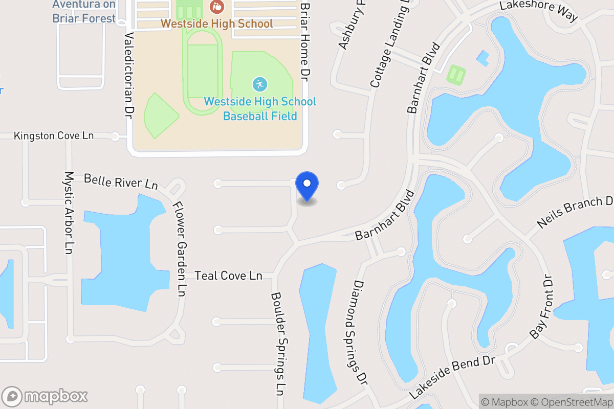 Map of 1915 Shadow Branch Ln, Houston