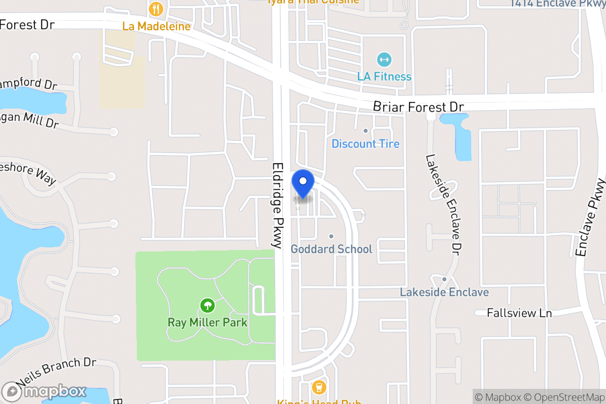Map of 1665 Eldridge Pky, Houston