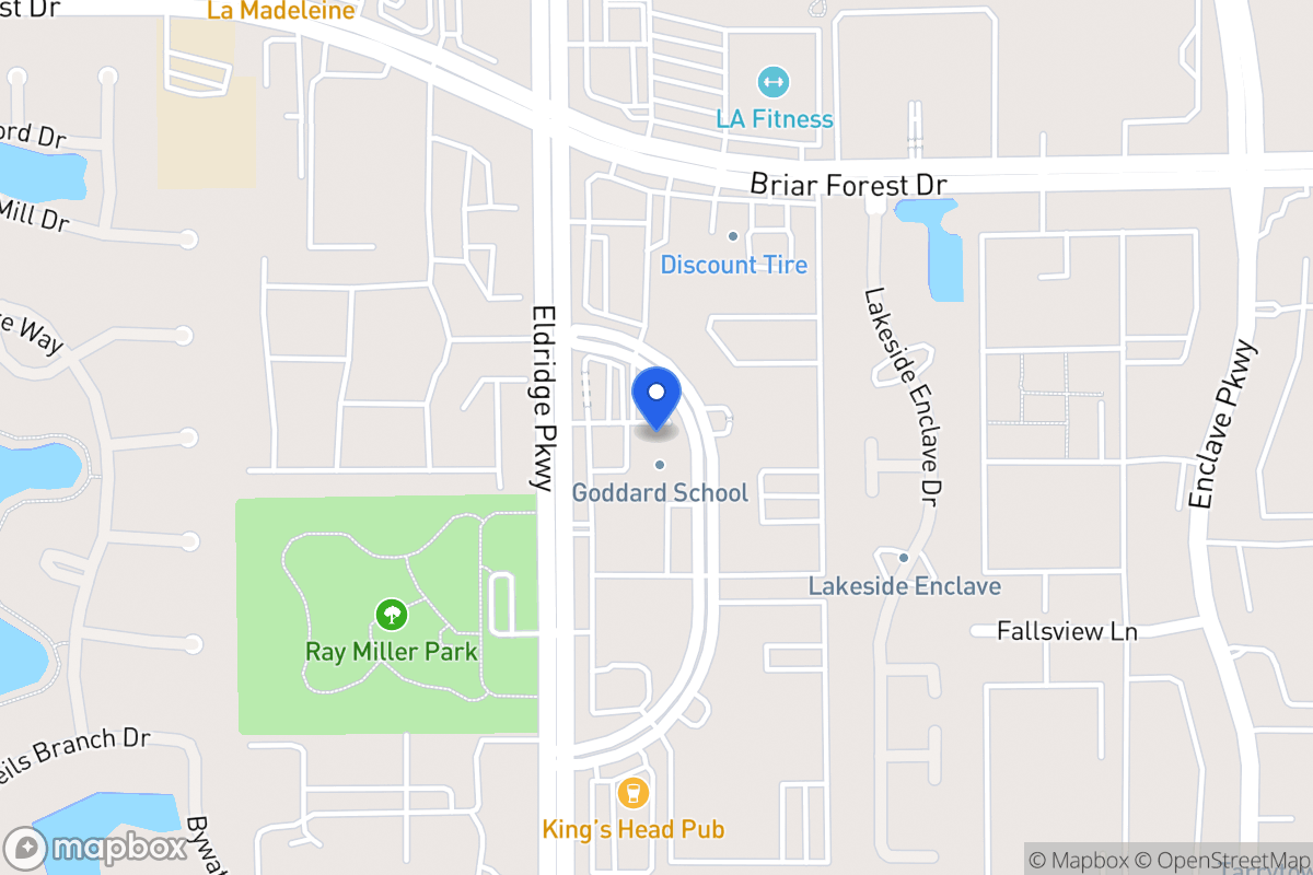 Map of 1720 Crescent Plaza Dr, Houston