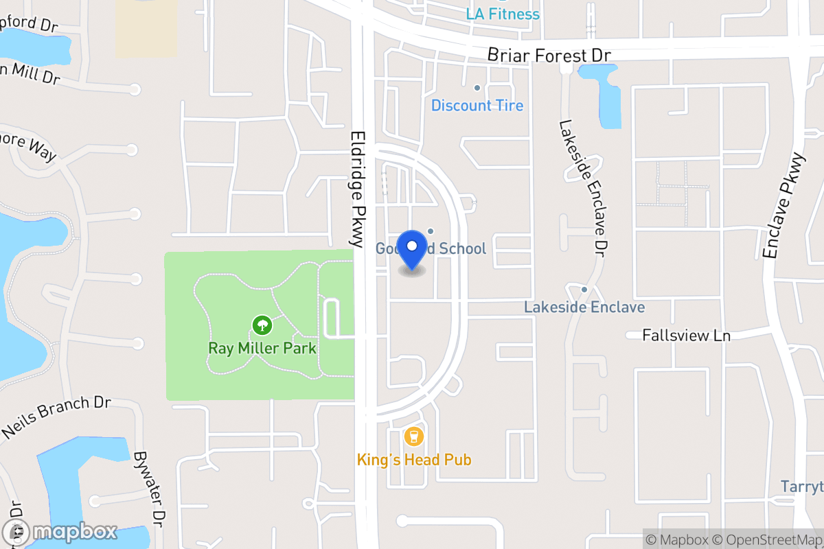 Map of 1725 Eldridge Pky, Houston