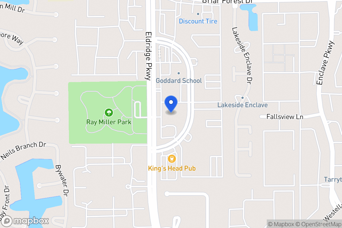 Map of 1775 Eldridge Pky, Houston