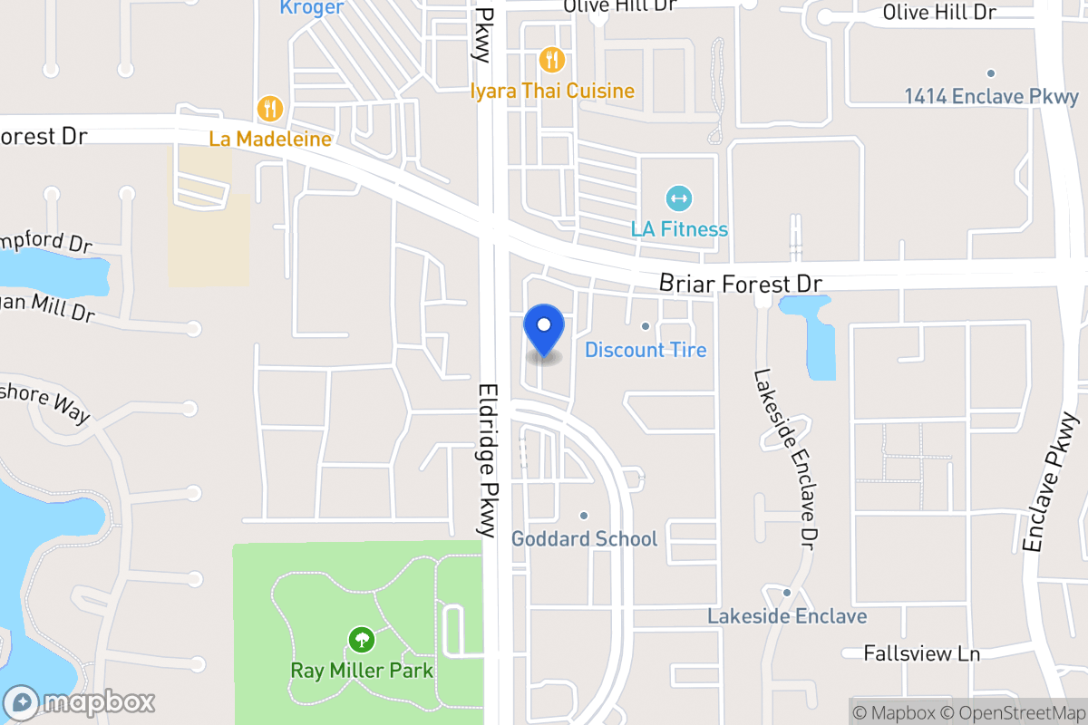 Map of 1635 Eldridge Pky, Houston