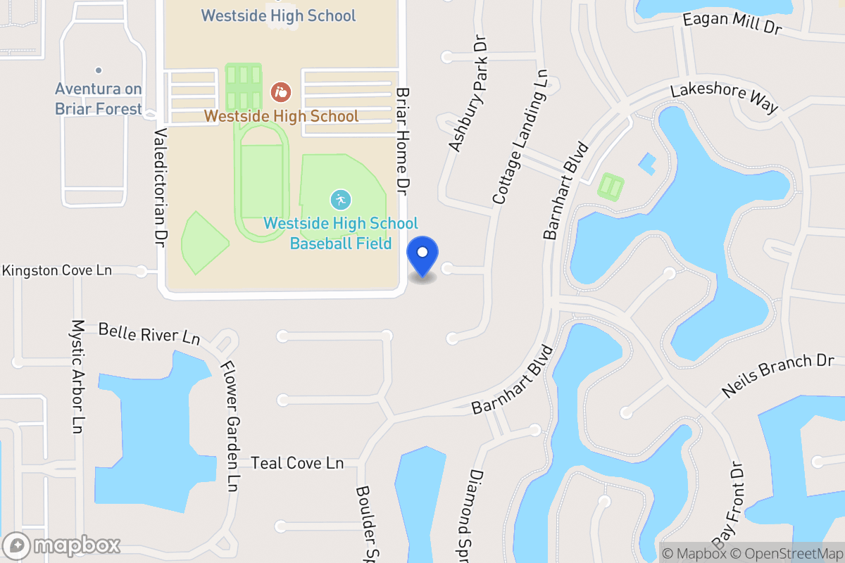 Map of 13915 Royal Springs Ct, Houston