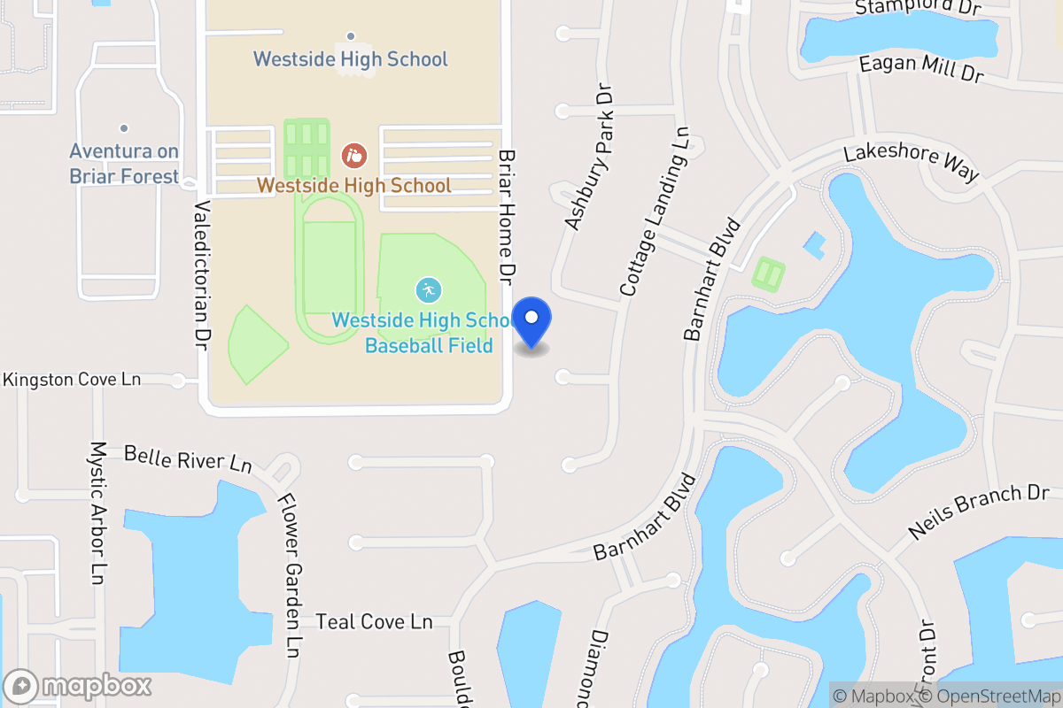 Map of 13914 Royal Springs Ct, Houston