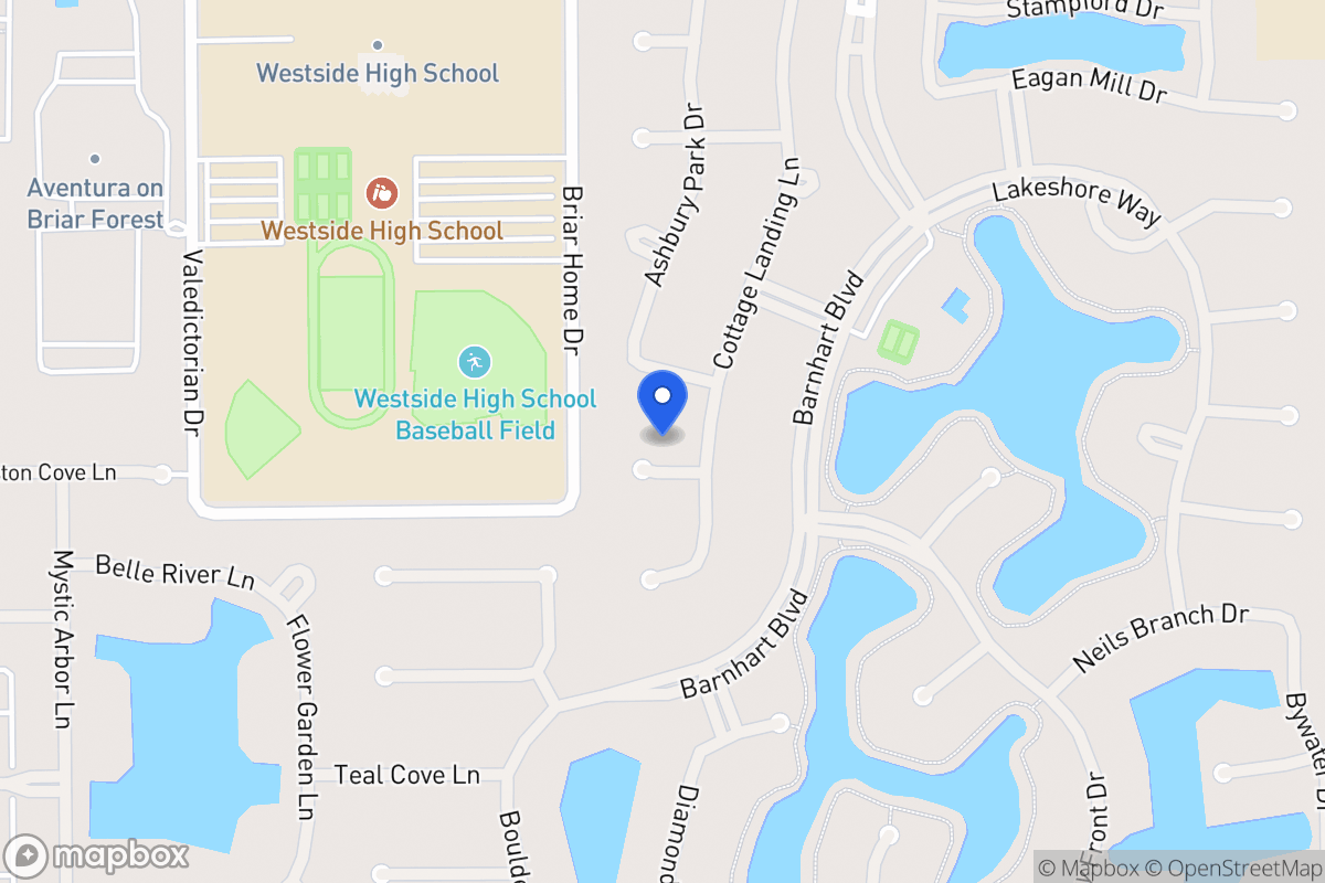 Map of 13906 Royal Springs Ct, Houston