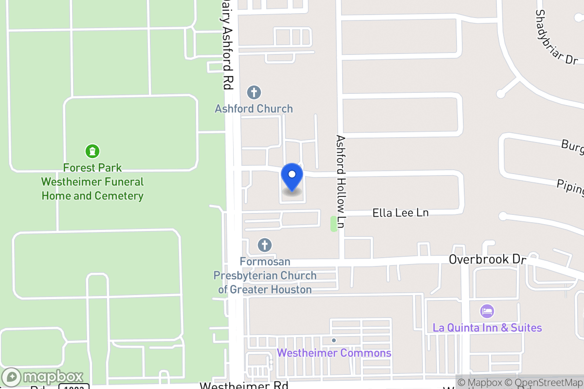 Map of Private Access, Houston