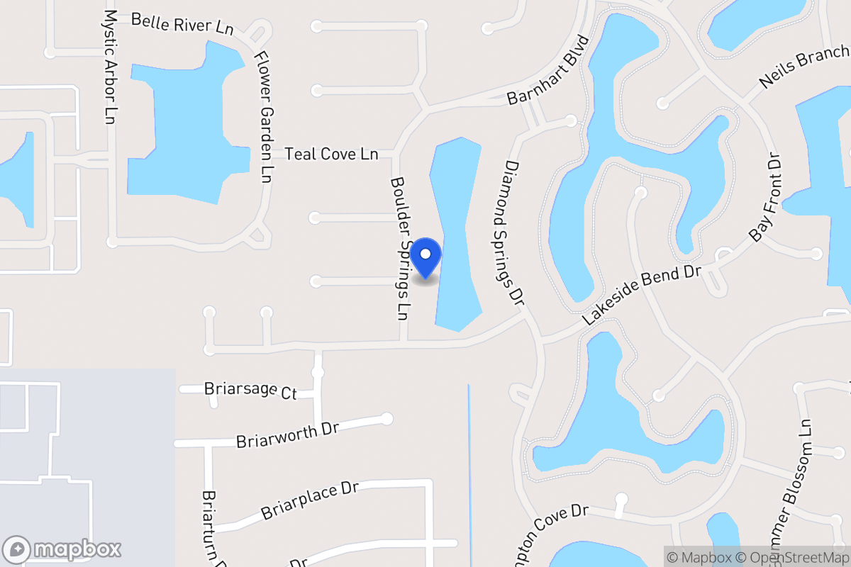 Map of 2035 Boulder Springs Ln, Houston