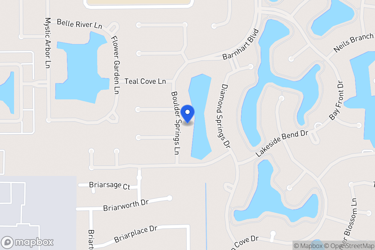Map of 2027 Boulder Springs Ln, Houston