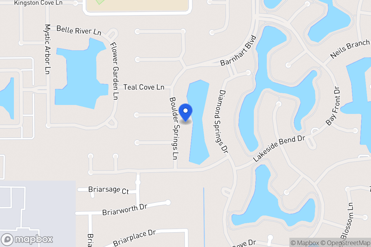 Map of 2023 Boulder Springs Ln, Houston