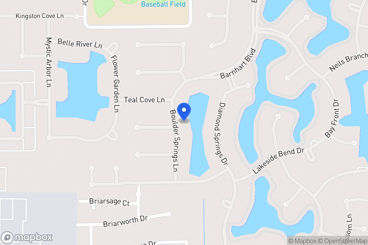 Map of 2015 Boulder Springs Ln, Houston