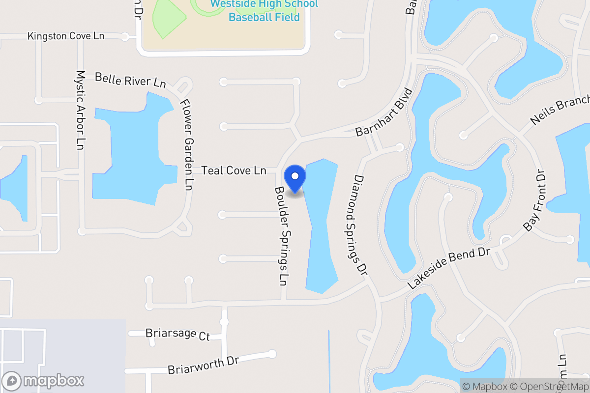 Map of 2011 Boulder Springs Ln, Houston