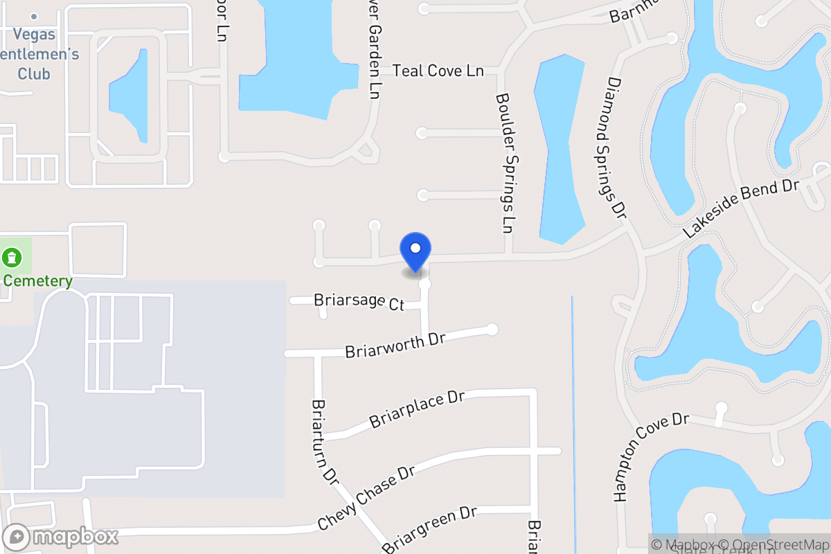 Map of Briarsage Ct, Houston