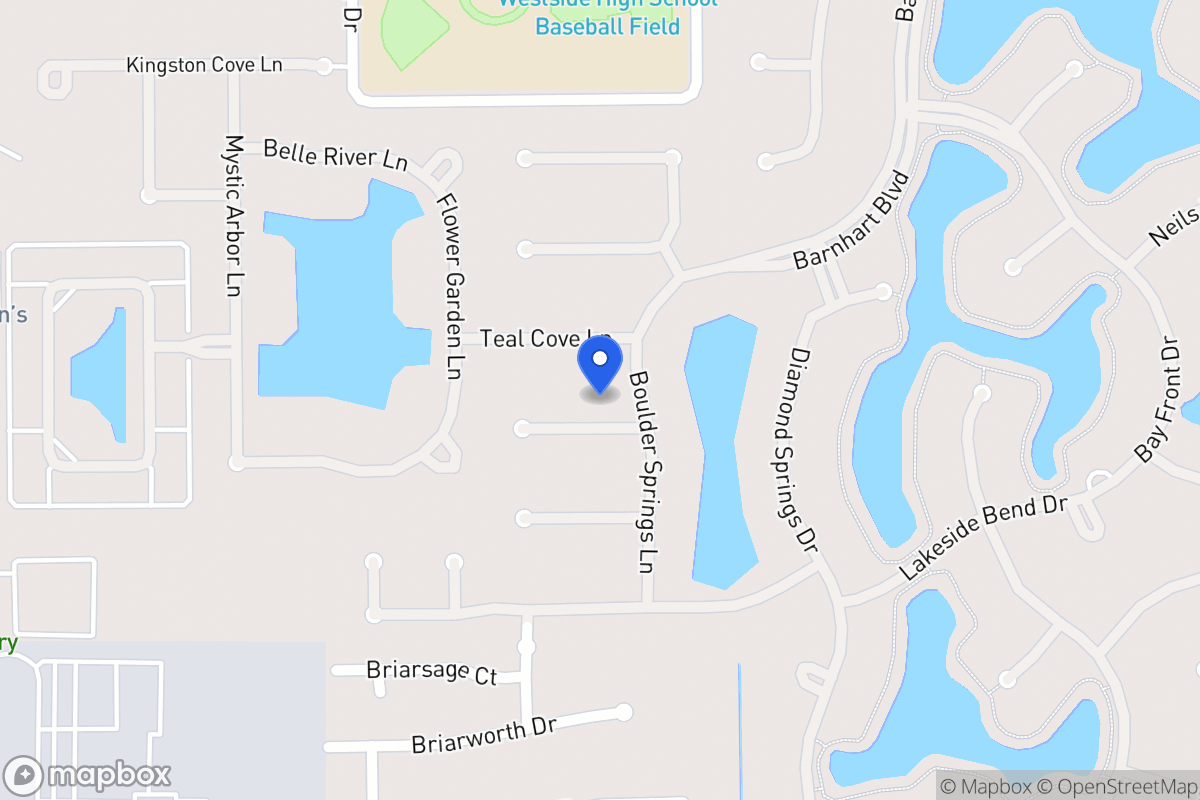 Map of 14206 Quiet Bluff Ln, Houston