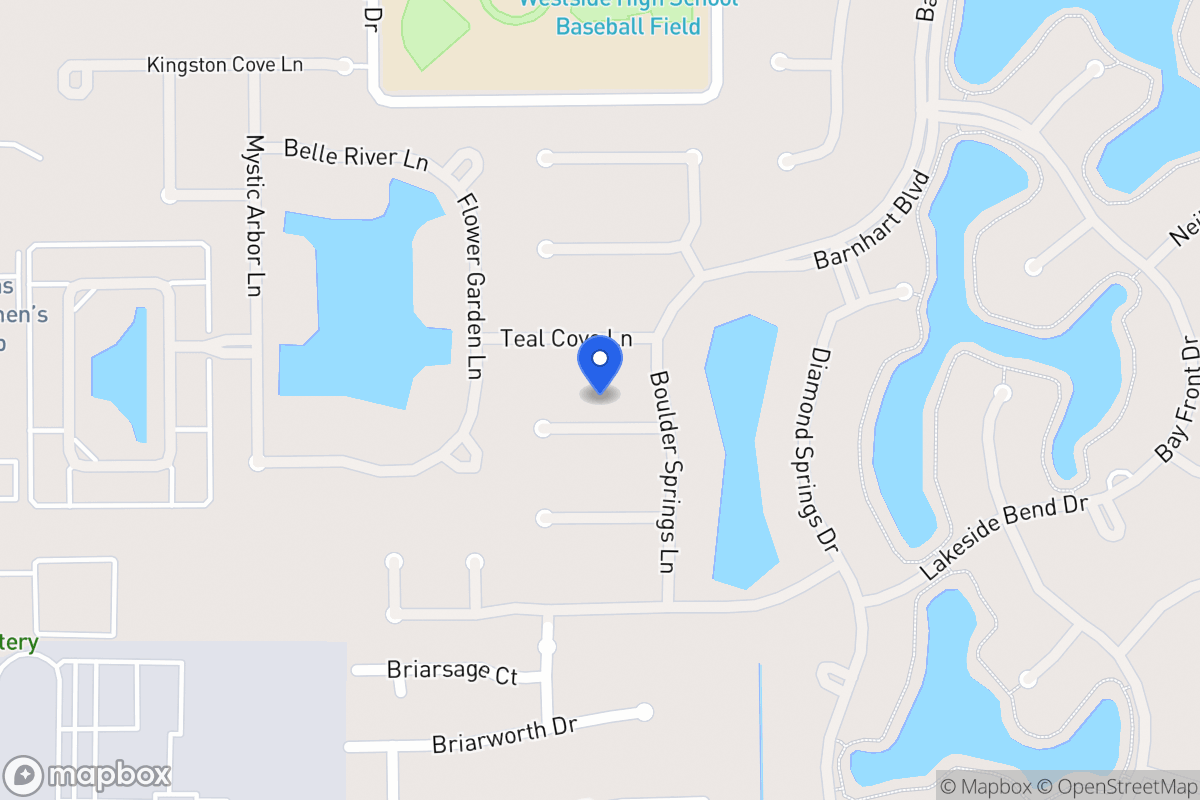 Map of 14210 Quiet Bluff Ln, Houston