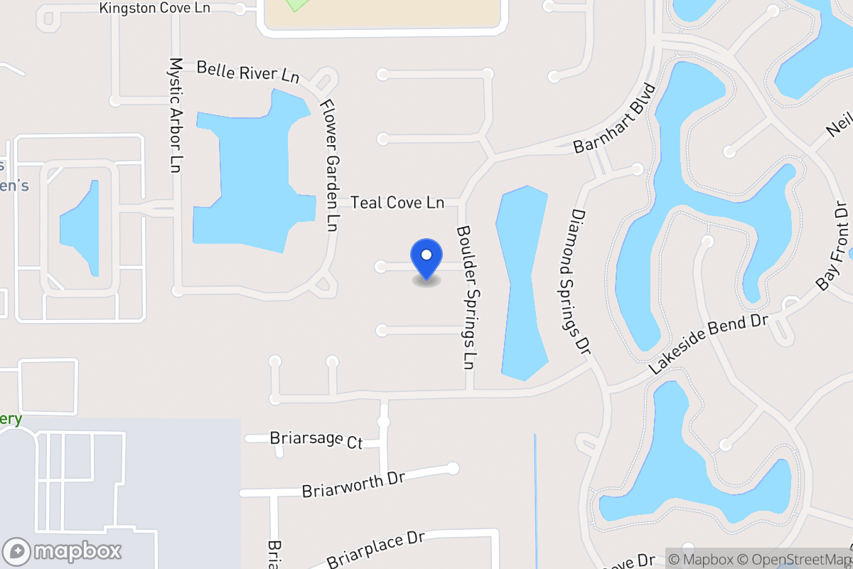 Map of 14211 Quiet Bluff Ln, Houston