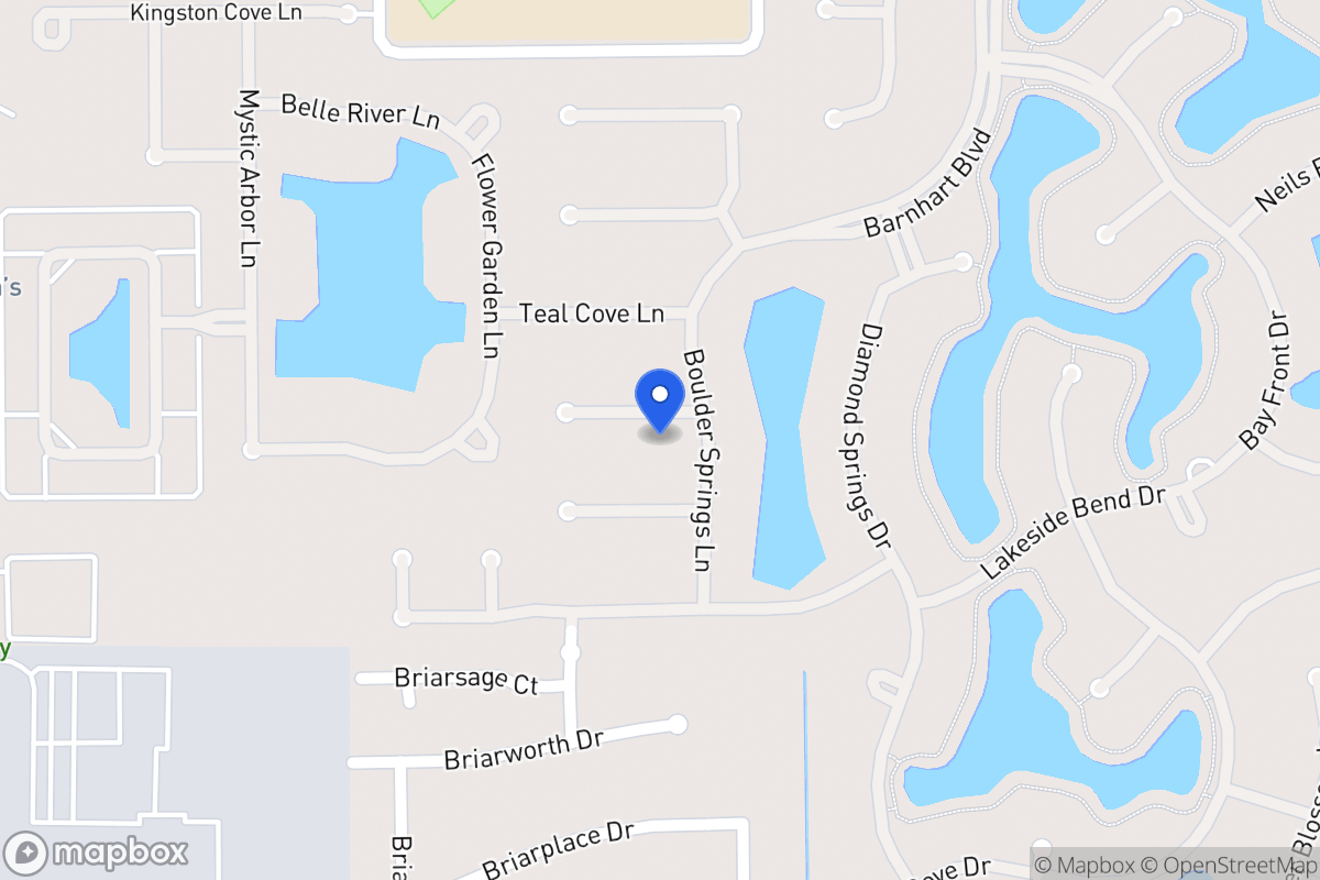 Map of 14207 Quiet Bluff Ln, Houston
