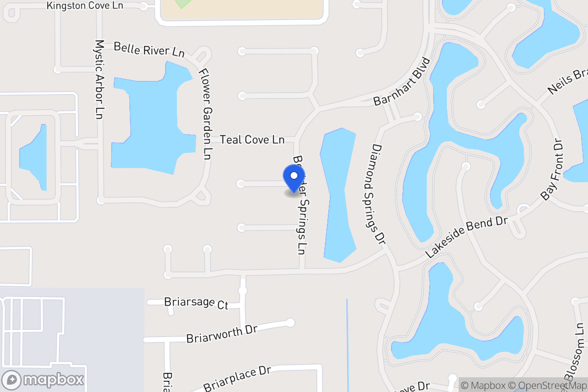 Map of 14203 Quiet Bluff Ln, Houston