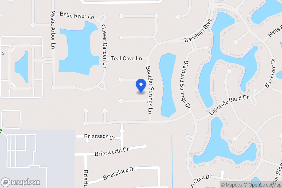 Map of 14206 Cloud Cliff Ln, Houston