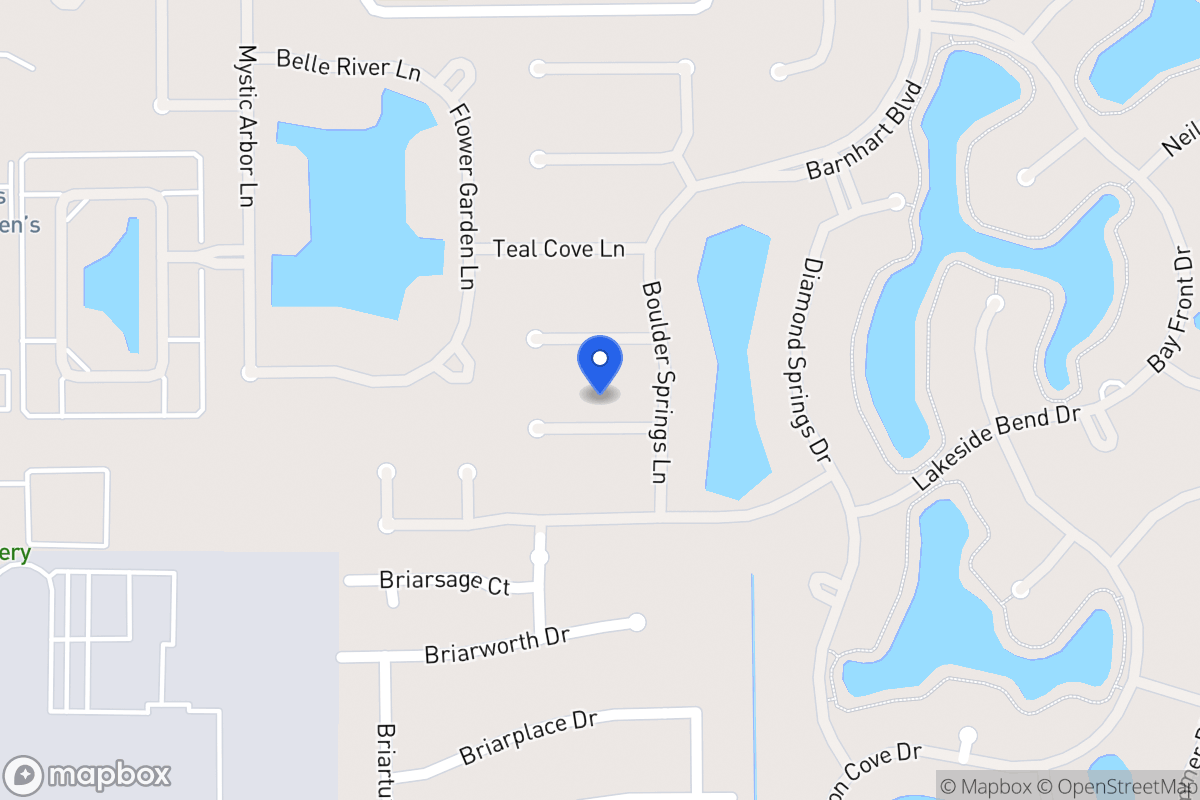 Map of 14210 Cloud Cliff Ln, Houston