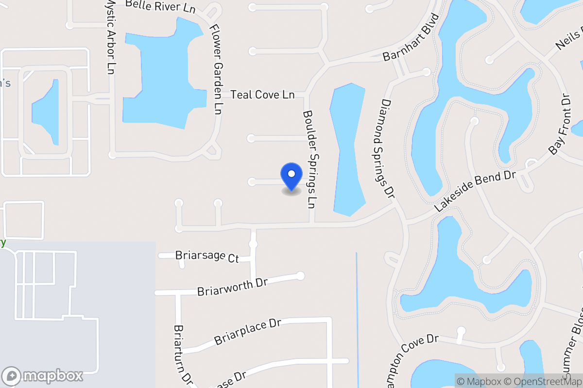 Map of 14207 Cloud Cliff Ln, Houston