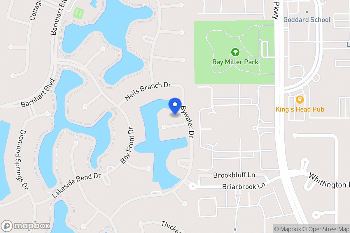 Map of 13610 Morgan Creek Ct, Houston