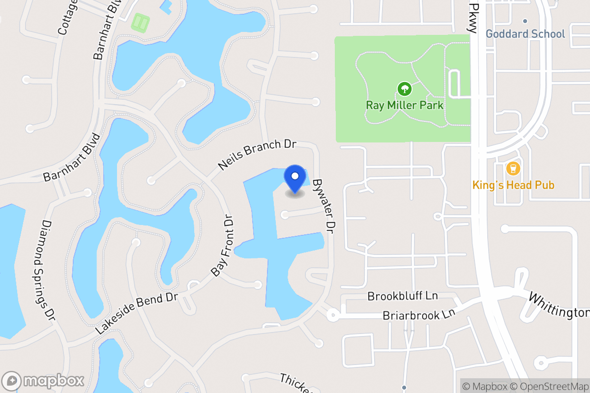 Map of 13614 Morgan Creek Ct, Houston