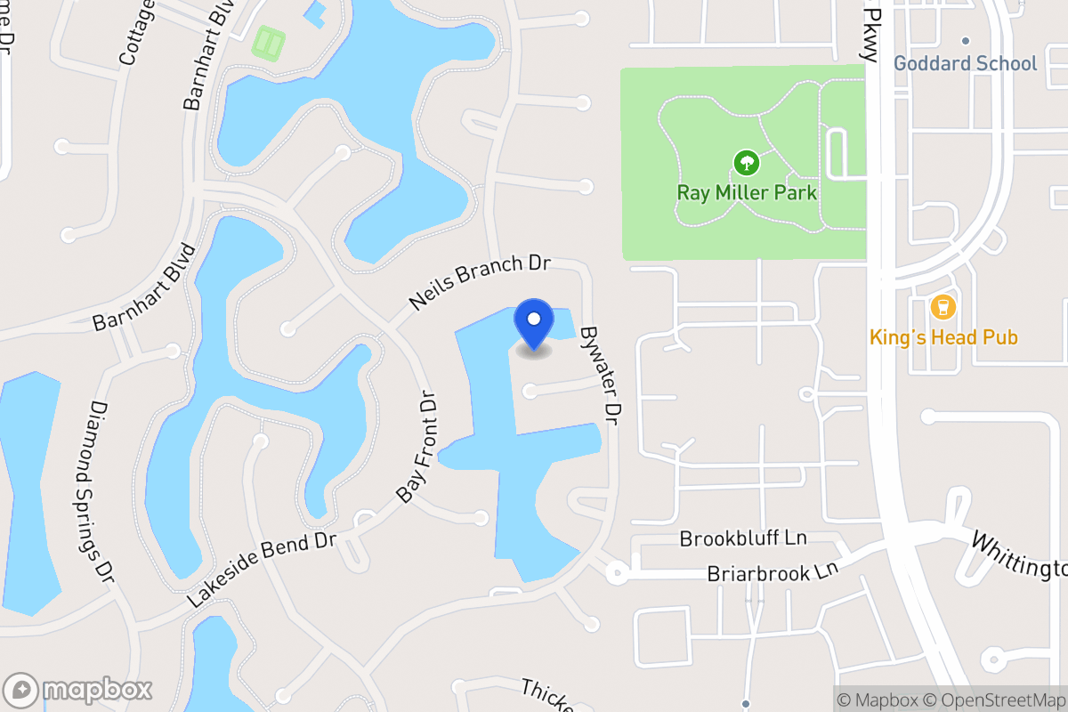 Map of 13618 Morgan Creek Ct, Houston