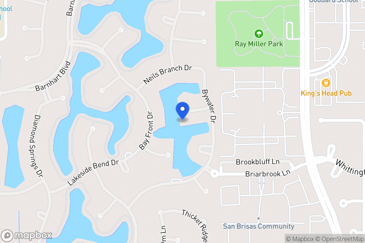 Map of 13623 Morgan Creek Ct, Houston