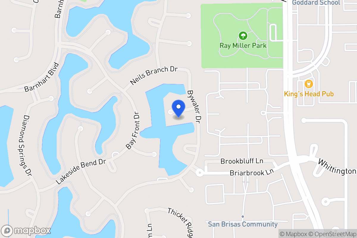 Map of 13615 Morgan Creek Ct, Houston