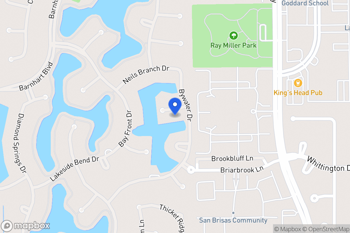 Map of 13611 Morgan Creek Ct, Houston