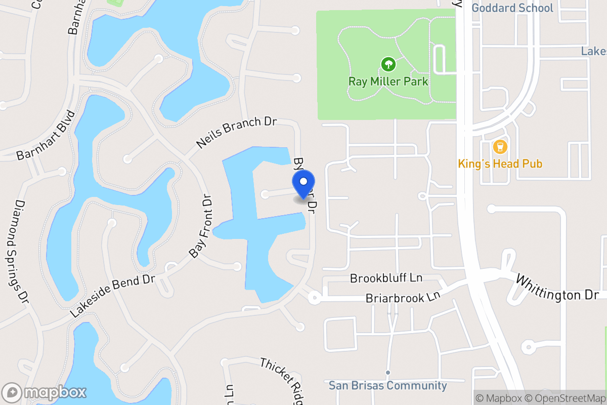 Map of 13603 Morgan Creek Ct, Houston
