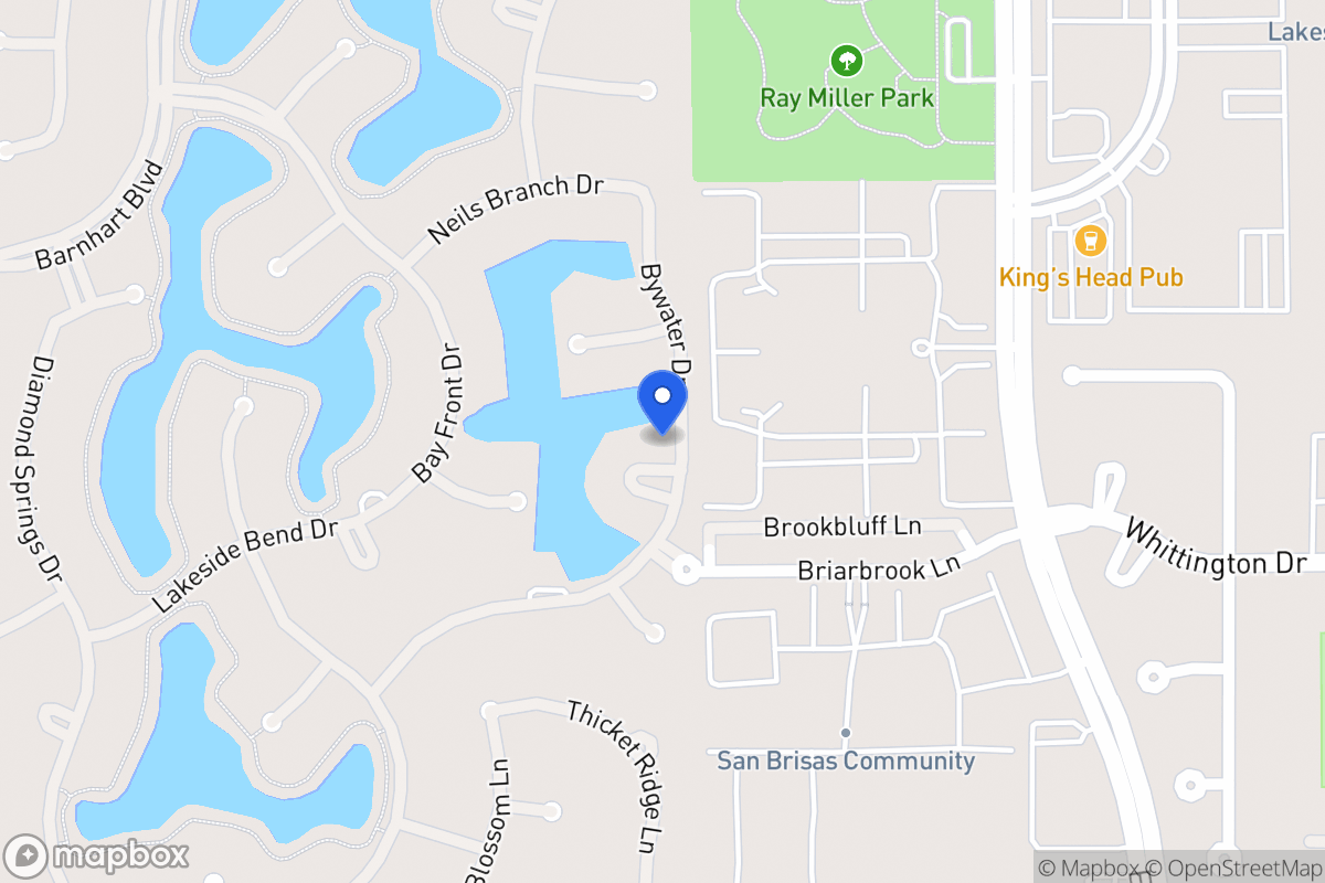 Map of 13602 Bylake Ct, Houston