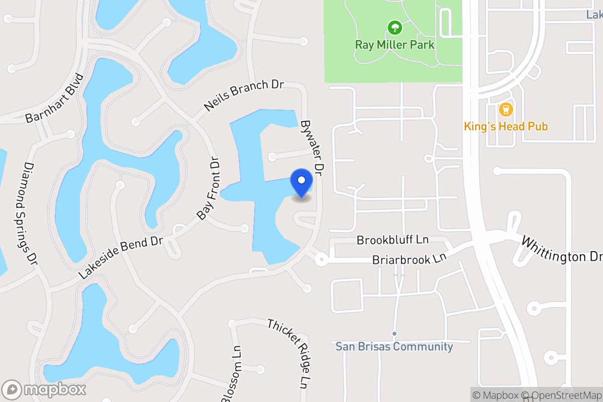 Map of 13606 Bylake Ct, Houston
