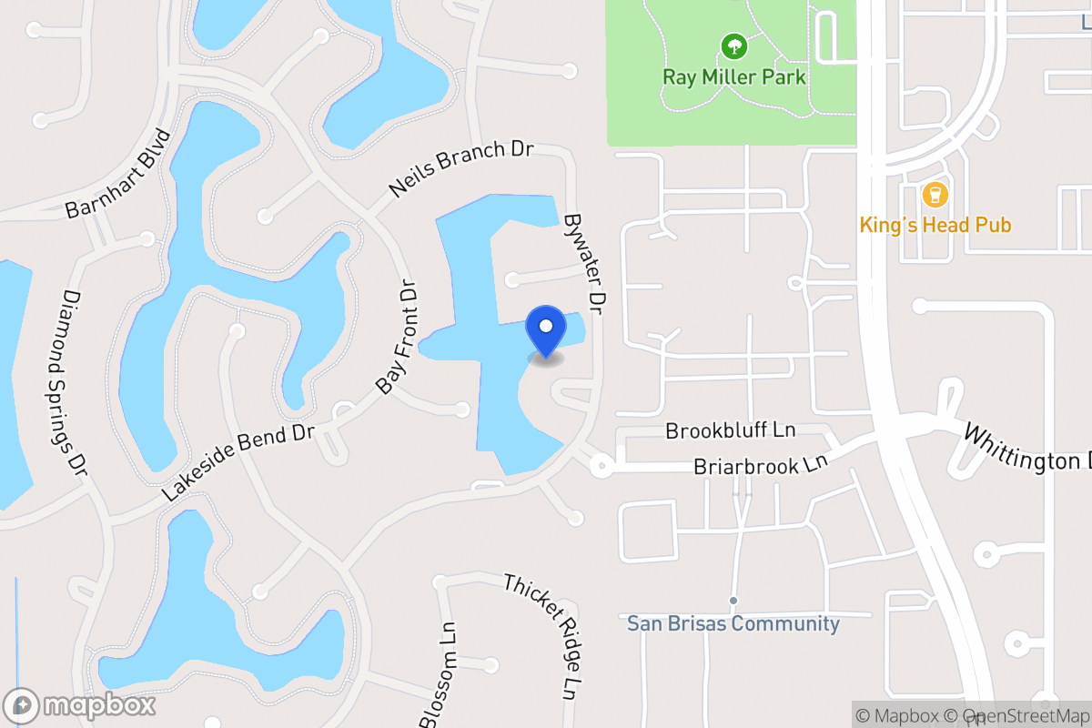 Map of 13610 Bylake Ct, Houston
