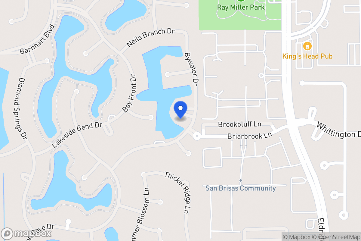 Map of 13607 Bylake Ct, Houston