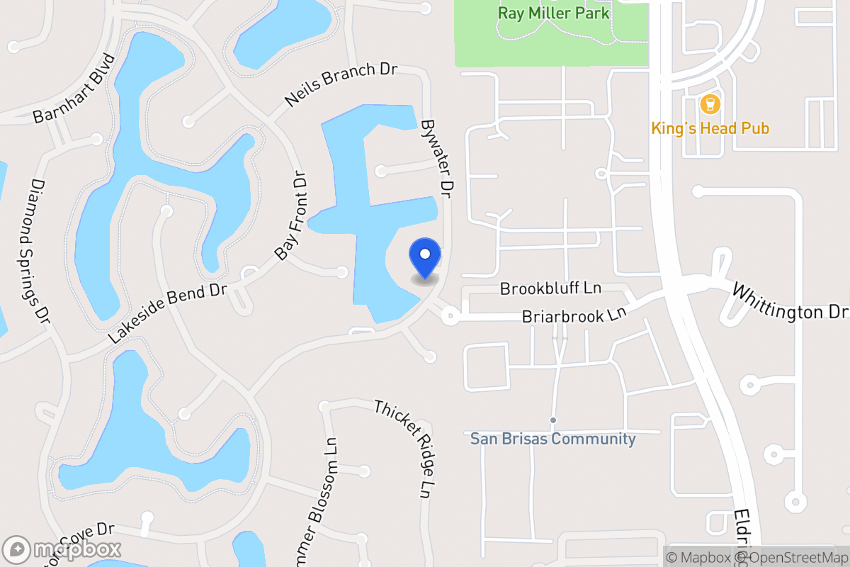 Map of 13603 Bylake Ct, Houston