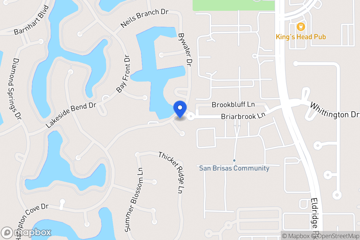 Map of 13518 Indigo Lake Ct, Houston