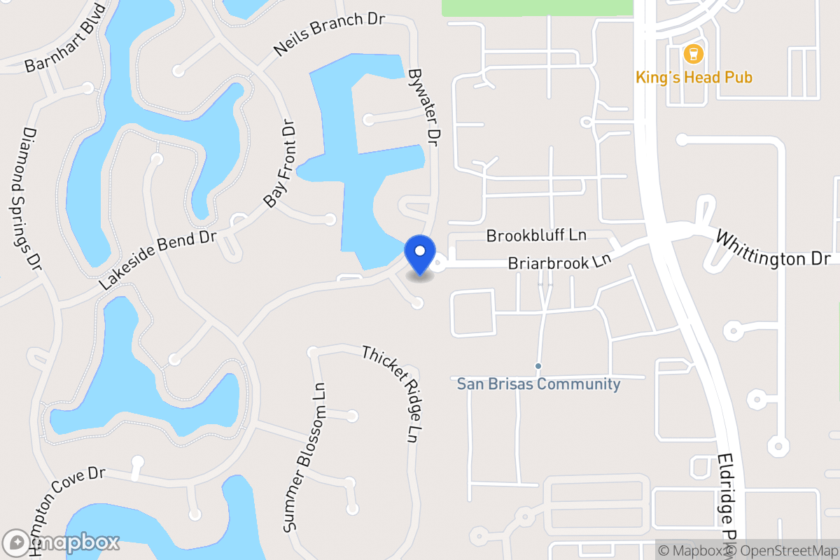 Map of 13514 Indigo Lake Ct, Houston
